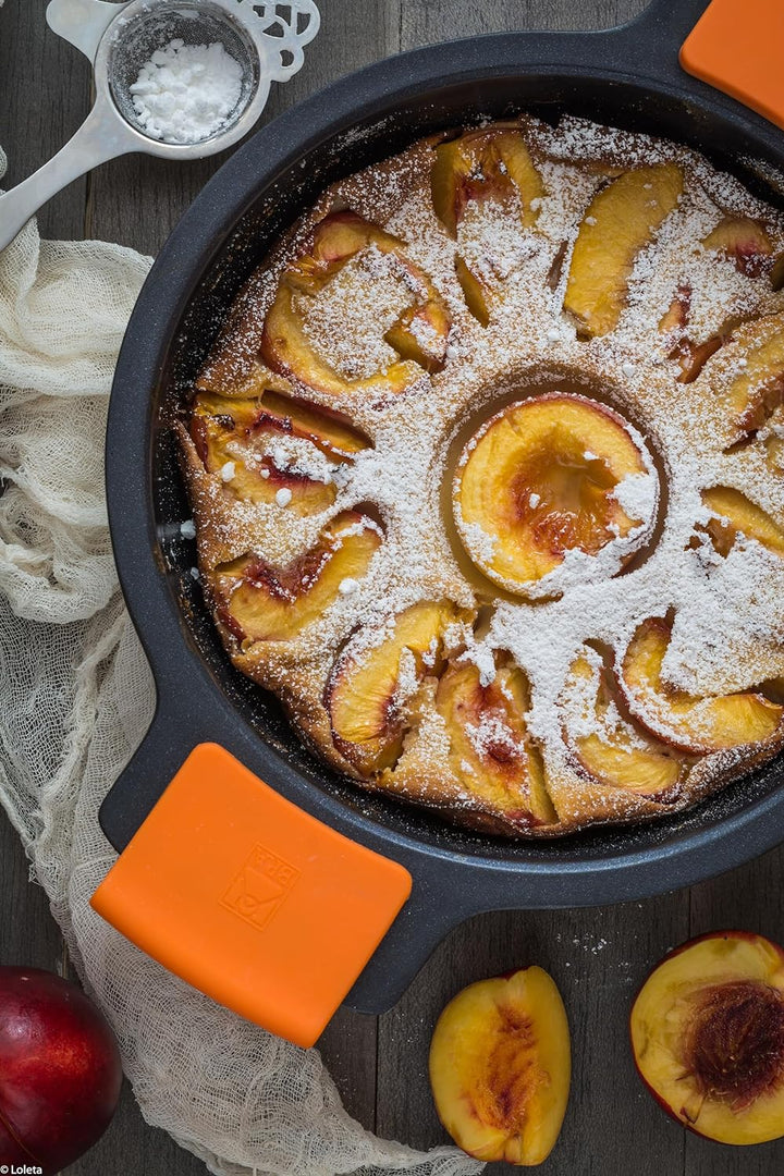 druckgegossenem Aluminium mit Deckel aus Glas orange 11.1 Effizienz anti-adhésif-ø 28 cm 28 cm, 28 c