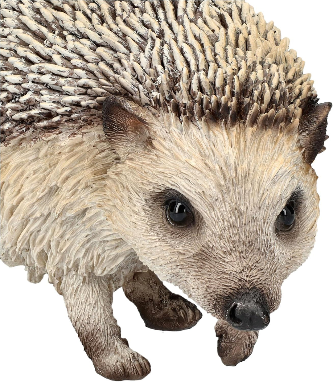 Figuren Shop GmbH Gartenfigur Igel auf Wanderschaft – Realistische HotAnt Igelfigur, 18,5 cm Länge,