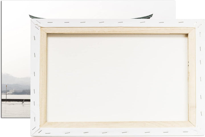 deyoli ehrwürdig japanisches Schreintor Format: 80x60 als Leinwandbild, Motiv fertig gerahmt auf Ech