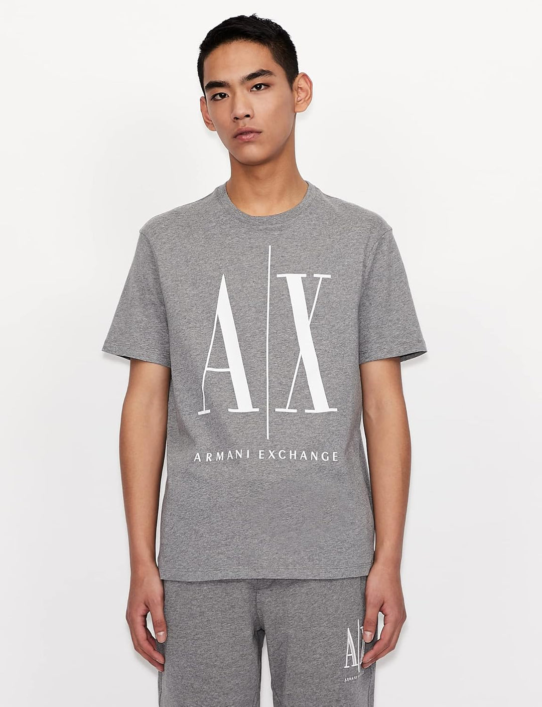 Armani Exchange Herren T-shirt 8nztpazjh4z T-Shirt XS Grau, XS Grau