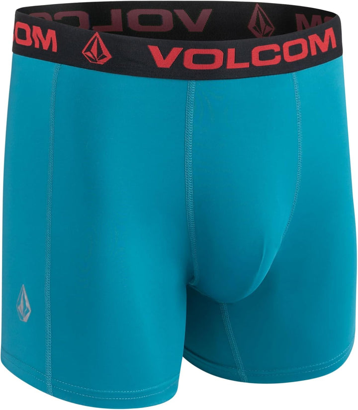 Volcom Herren Volcom Boxer Briefs Boxershorts (4er Pack) M Mehrfarbig/Hellblau/Schwarz/Hellgrün, M M