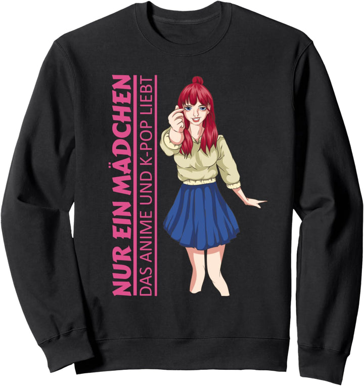 Koreanische Musik Japanischer Otaku Kpop Anime Mädchen Sweatshirt