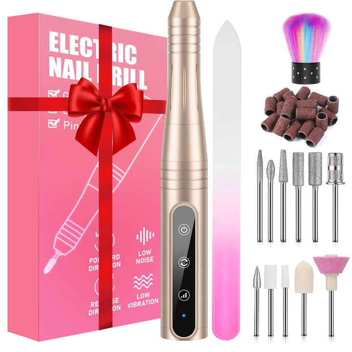 FOLAI Elektrischer Nagelschneider für Gelnägel, Acrylnägel, Hornhautentfernung, 30000 U/min, profess