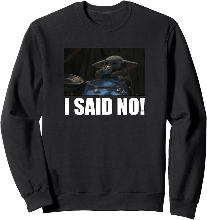 Star Wars: The Mandalorian The Child I Said No R5 Sweatshirt