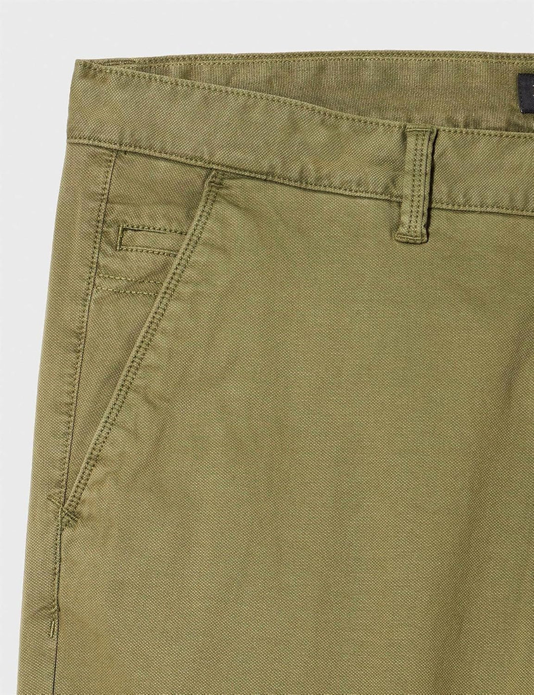Marc O'Polo Herren Chinohose mit Stretch-Anteil Shaped Fit 28-32 Grün, 28-32 Grün