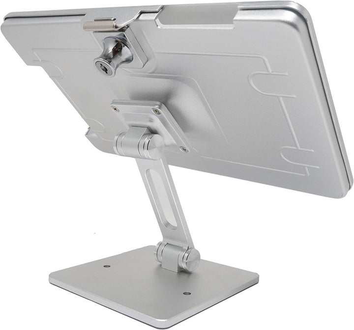 System-S Tisch Halterung 360° Ständer abschliessbar für Microsoft Surface Go 2 & 3 in Grau