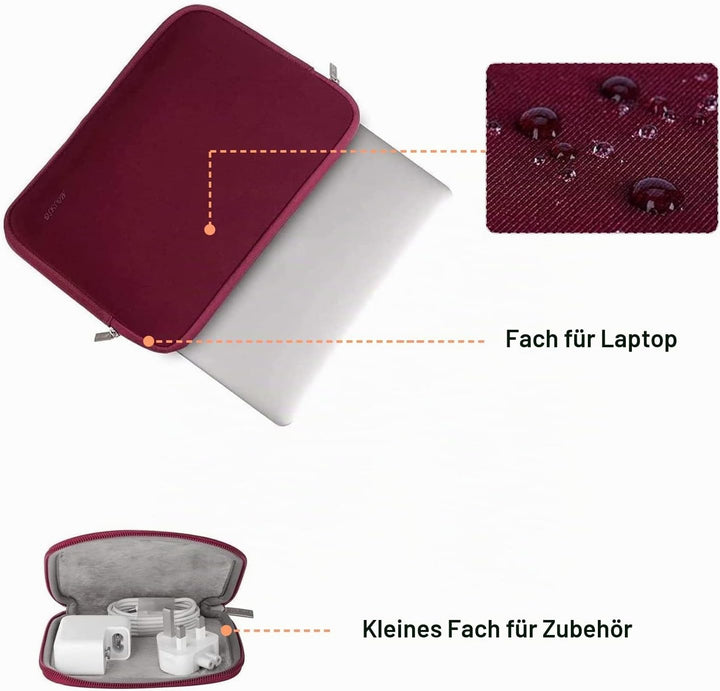 MOSISO Laptop Hülle Tasche Kompatibel mit MacBook Air 15 Zoll M3 A3114 M2 A2941 2023 2024/Pro 15,15