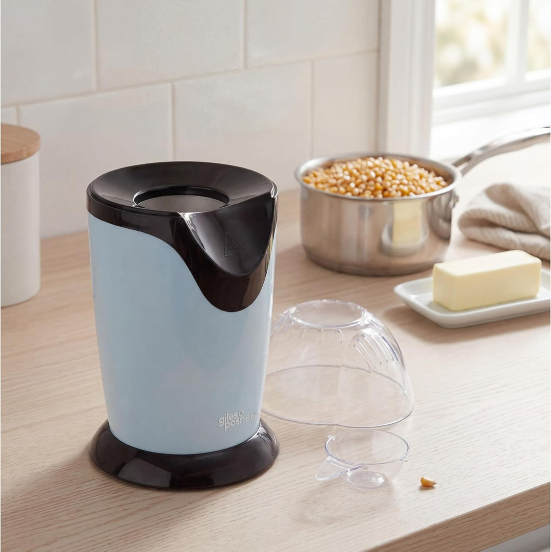 Giles & Posner Elektrische Popcornmaschine – Heissluftzirkulation, Messbecher inklusive, in 3 Minute