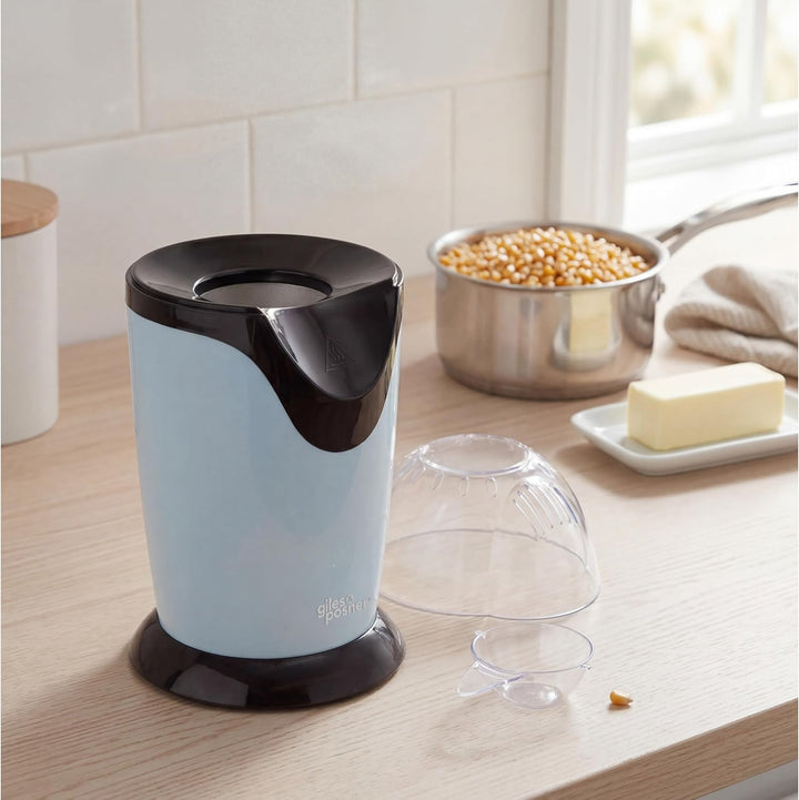 Giles & Posner Elektrische Popcornmaschine – Heissluftzirkulation, Messbecher inklusive, in 3 Minute