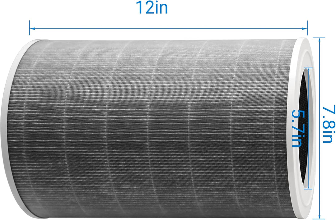 Facecool Ersatzfilter kompatibel mit Xiaomi Smart Air Purifier 4 Pro Luftreiniger, True HEPA (H13) /