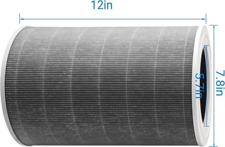 Facecool Ersatzfilter kompatibel mit Xiaomi Smart Air Purifier 4 Pro Luftreiniger, True HEPA (H13) /