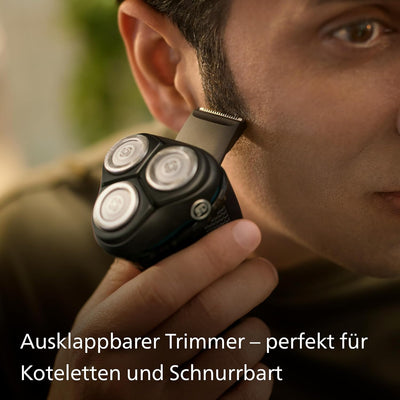 Philips Shaver Series 3000 – Elektrischer Nass- und Trockenrasierer für Männer, mit SkinProtect-Tech