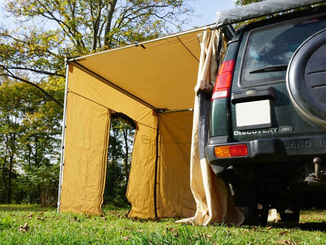 Prime Tech Seitenwände zur Dachzelt-Markise beige 250x200x210cm