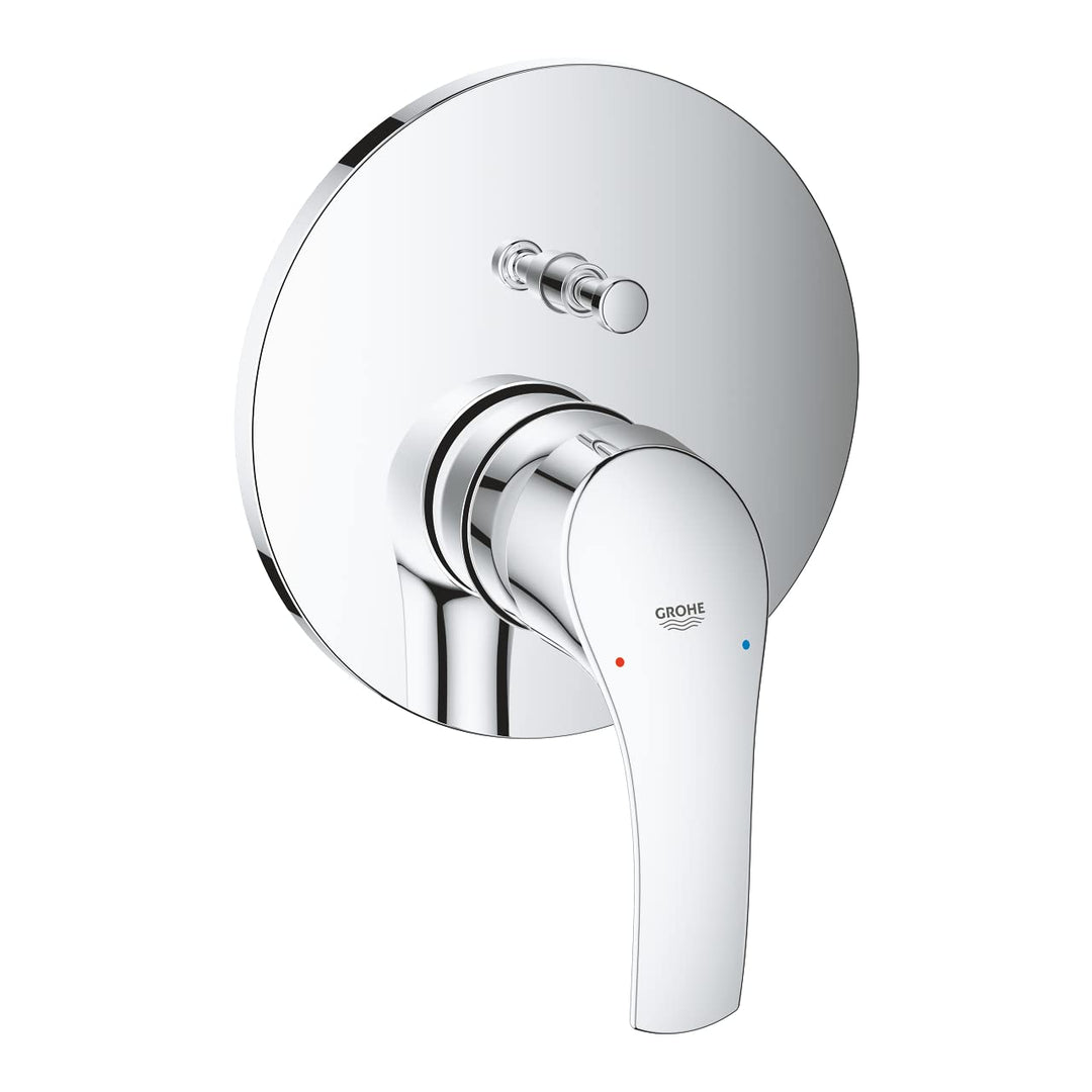 GROHE Eurosmart - Einhand-Wannenbatterie (Fertigmontageset, langlebige Oberfläche, automatische Umst