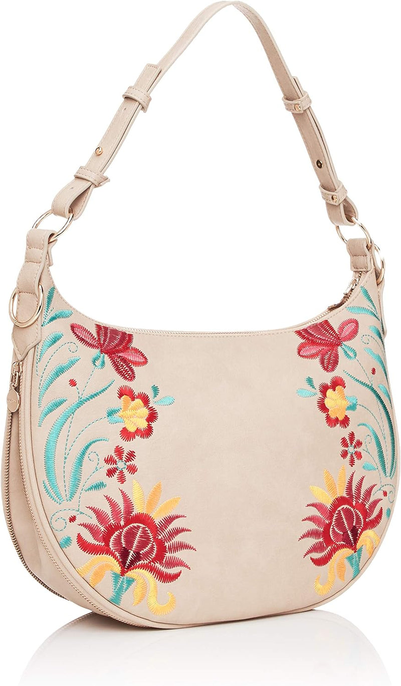 Desigual Umhängetasche Schultertasche Crossbag Bols Adaggio Siberia 20SAXP85 Beige, Beige