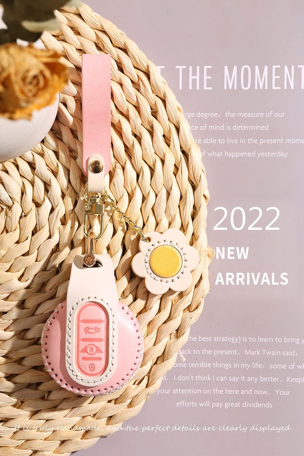 HIBEYO Autoschlüssel Hülle passt für BMW Mini Schlüssel hülle Nebelwachsleder Schutzhülle für Mini F