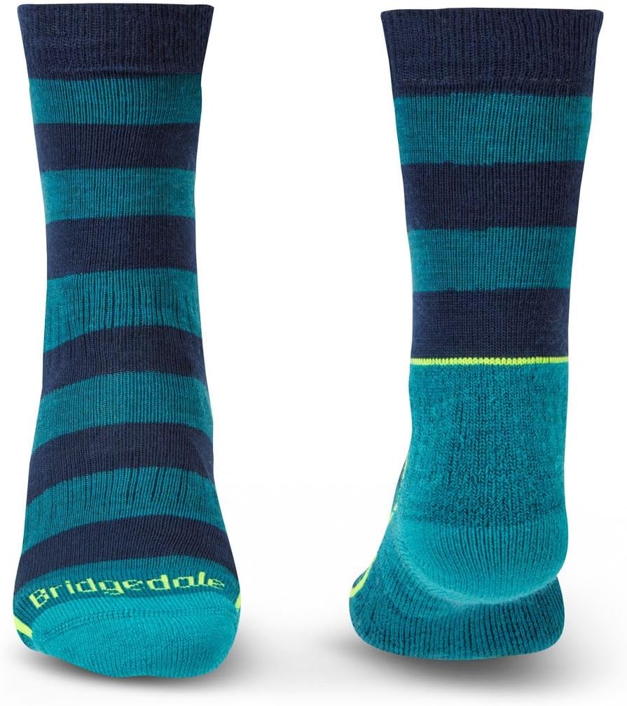 Bridgedale Herren 710281/282/L Socken, Petrol/Navy, L