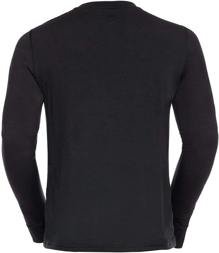 Odlo Herren 100% Merino 200 Gramm_195742 Funktionsunterwäsche Set M Black - Black, M Black - Black