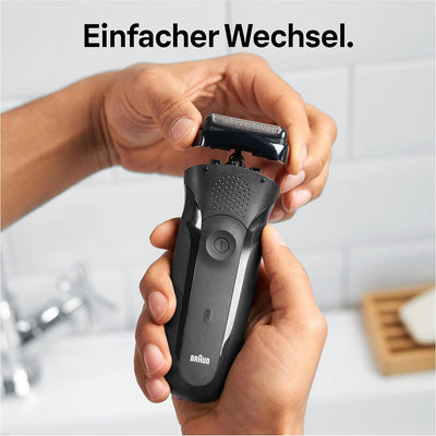Braun Series 3 Scherkopf, Elektrorasierer Ersatzscherteil für Rasierer Herren, Made in Germany, 21B,