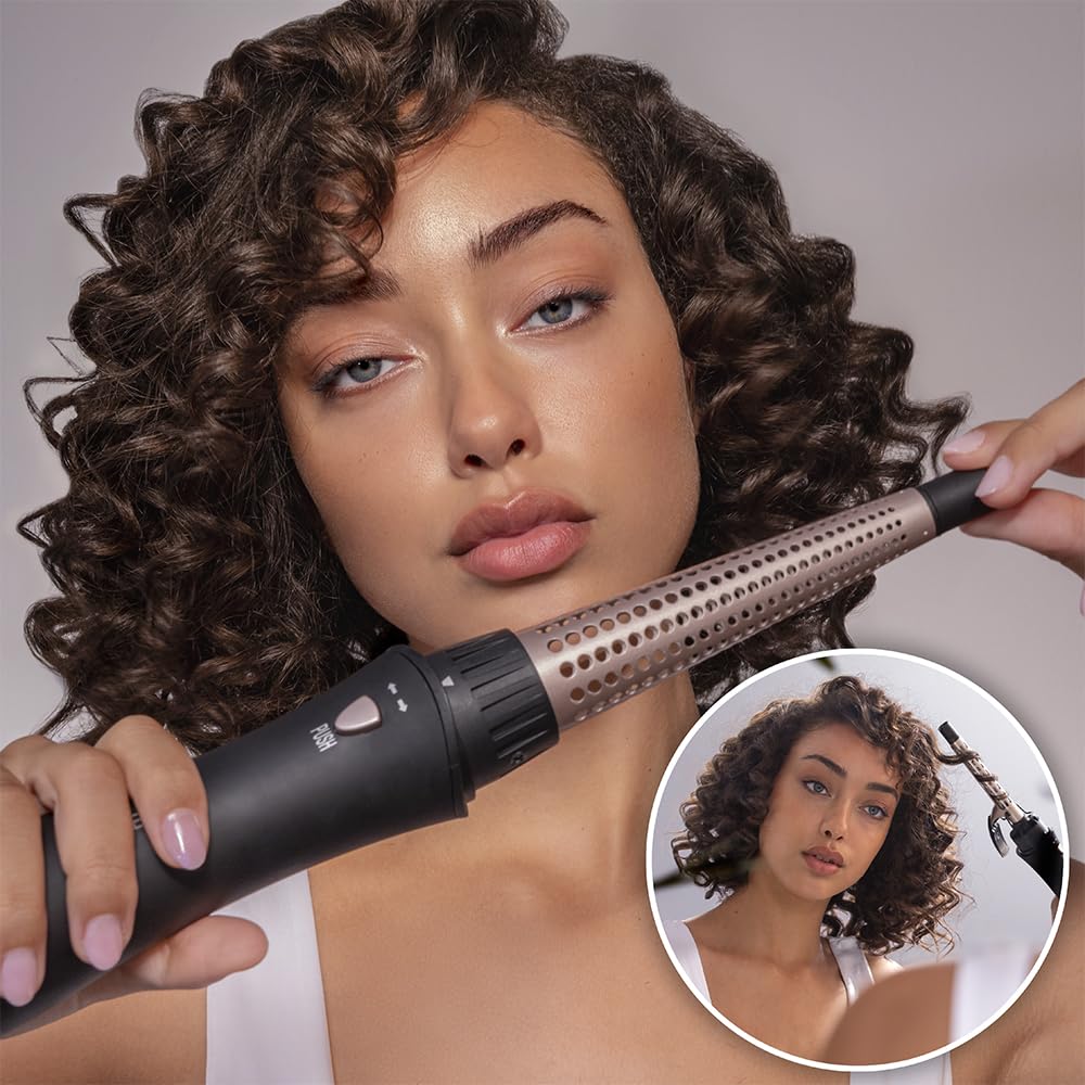Cecotec Heissluftbürste Bamba CeramicCare 10in1 Styler, 1000W, 10 Austauschbare Köpfe, 3 Temperature