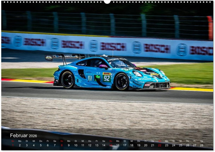 Motorsportkunst aus Weissach (Wandkalender 2026 DIN A2 quer), CALVENDO Monatskalender: Ein Kalender