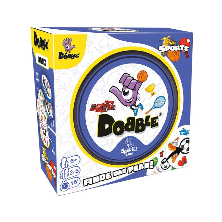 Asmodee, Dobble Sports, Zygomatic, Familienspiel, 2-8 Spieler, 6+ Jahre, 15 Minuten, Deutsch