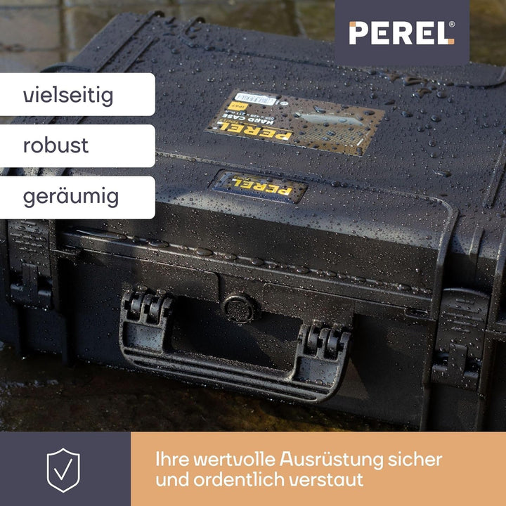 Langlebiger, wasserdichter Ausrüstungskoffer MAX505S von Max für Fotografen mit harter Kunststoffsch