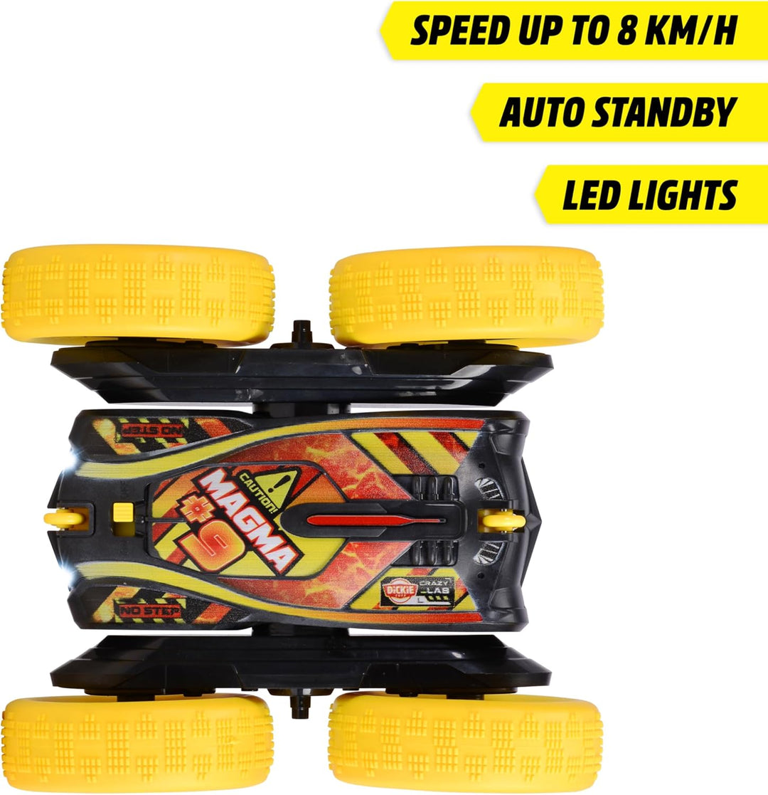 Dickie Toys - RC Auto Fire 'n' Frost Flippy (16 cm) - ferngesteuertes Auto ab 6 Jahre mit 360°-Flips