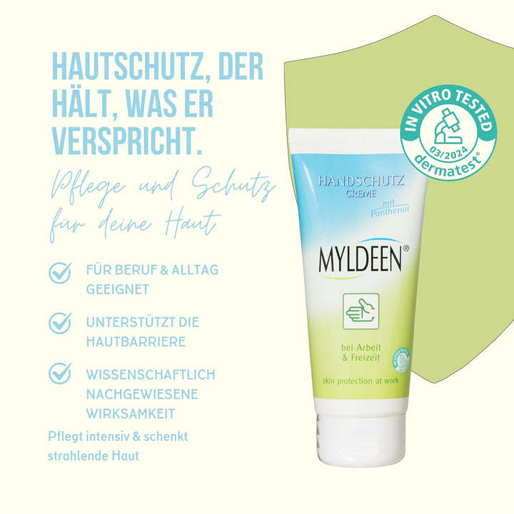 MYLDEEN Hautschutzcreme | Handcreme, Handpflege | Tuben, Tube | Pflege auf der Arbeit, Arbeitsschutz
