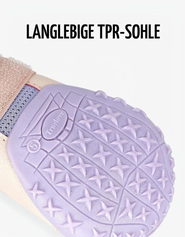 Truelove Hundeschuhe, wasserdicht, Pfotenschutz, Haustierschuhe mit reflektierenden Riemen, für klei