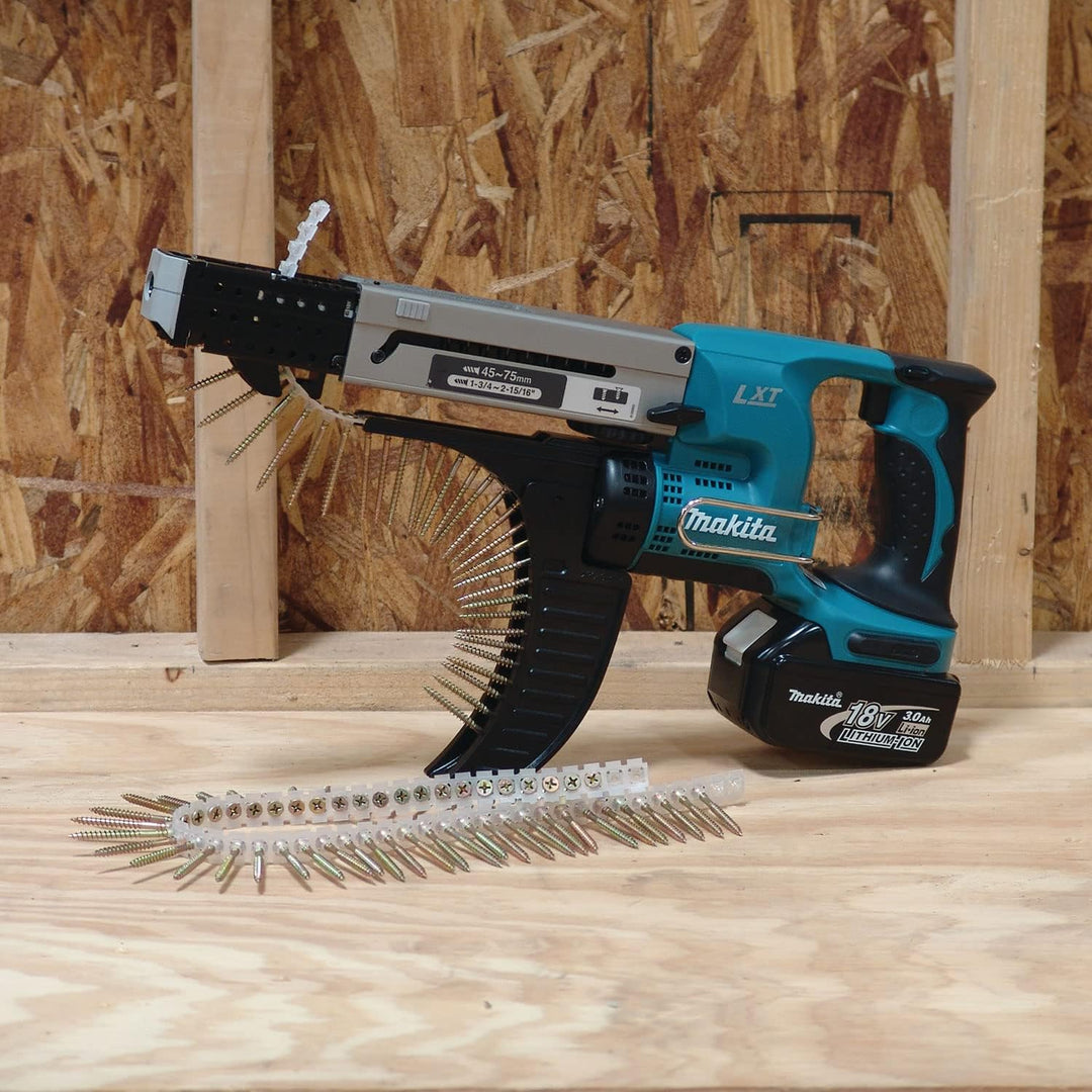 Makita DFR750Z Akku-Magazinschrauber 45-75mm 18 V (ohne Akku, ohne Ladegerät) ohne Akku ohne Ladgerä