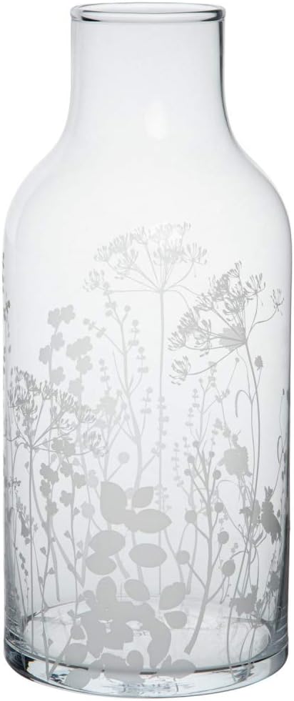 Räder Glasvase Wiesenblumen Höhe 30 cm, Durchmesser 13,5 cm Weiss, Höhe 30 cm, Durchmesser 13,5 cm W