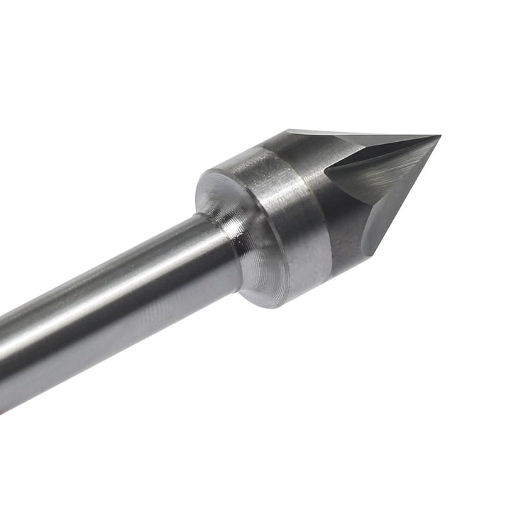 V Nutfräser 60 grad 8mm schaft，3 Flöten Fasenfräser Gravierfräser CNC Fräser für Oberfräse Holz Grav