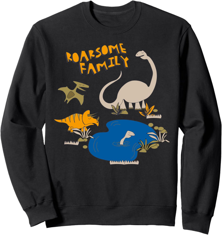 Dino Dinosaurier verloren T-Rex Tiere Spass Roarsome Family Sweatshirt