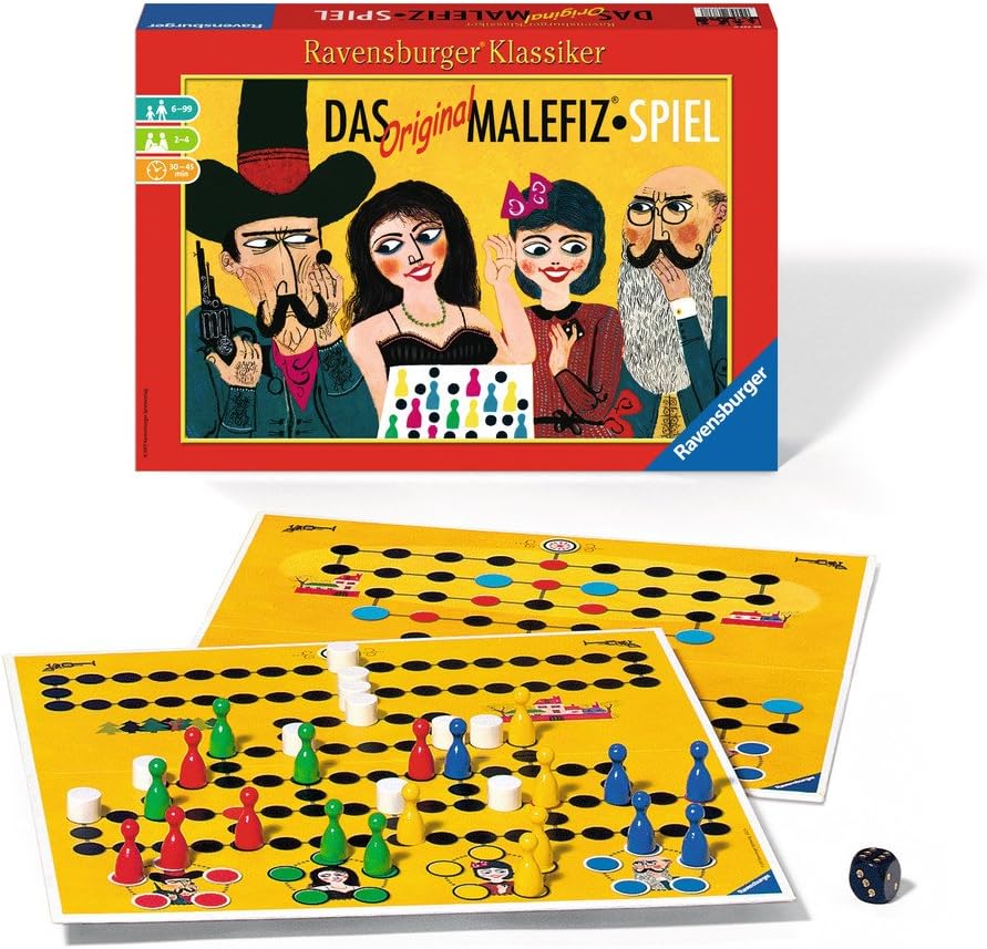 Ravensburger Spiele 26737 - Das Original Malefiz®-Spiel & Spiele 26736 - Fang den Hut!® Bundle mit F
