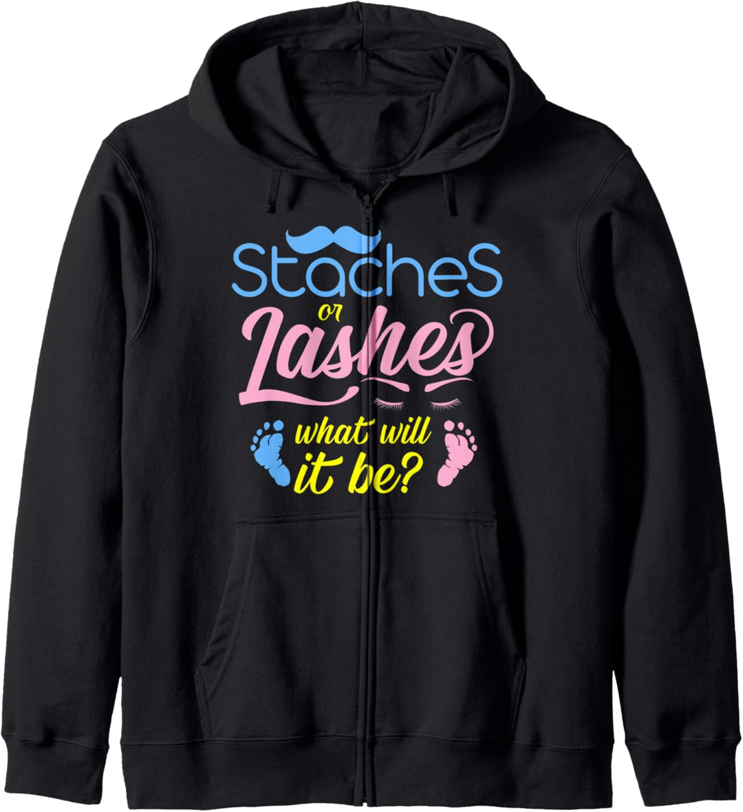 Geschlecht decken Party staches Oder Lashes Was wird es sein Kapuzenjacke