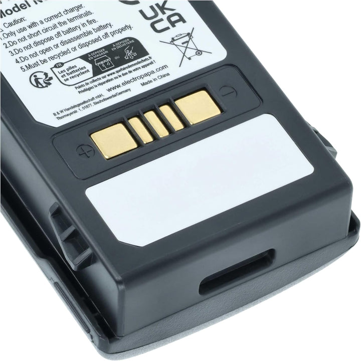 vhbw Akku Ersatz für Motorola BTRY-MC32-01-01 für Barcodescanner POS (5200mAh, 3,7V, Li-Ion)