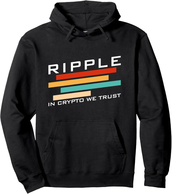 Lustige Kryptowährung Ripple in Crypto Wir vertrauen Hodl Trader Pullover Hoodie