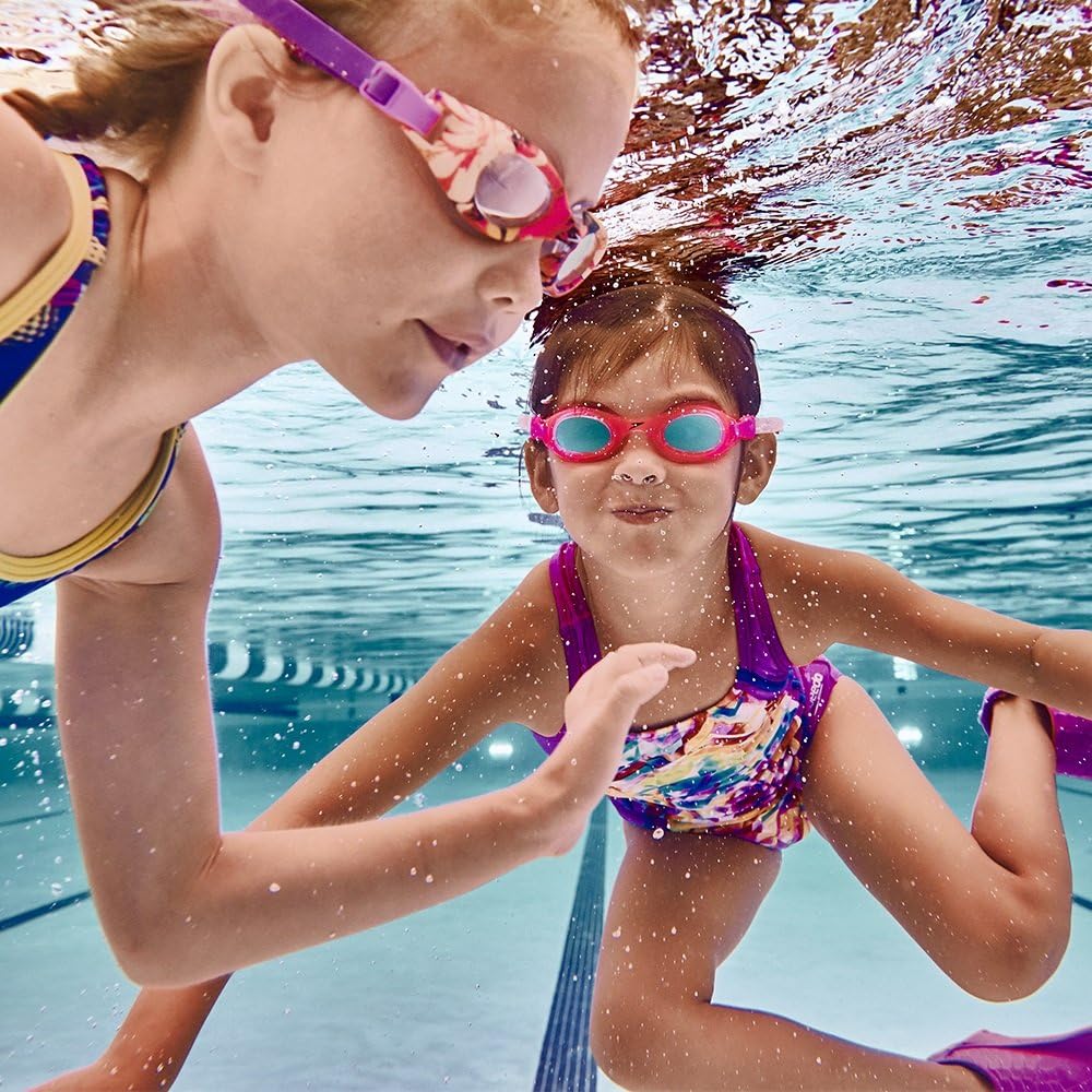 Speedo Jr. Hydrospex Classic Schwimmbrille, kein Auslaufen, Anti-Beschlag, einfache Anpassung mit UV