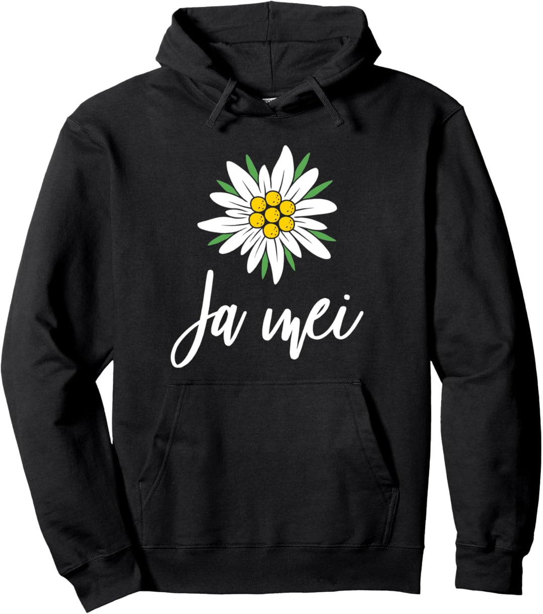 Ja Mei Servus Heimat Hirschgeweih Bayrisches Geschenk Pullover Hoodie