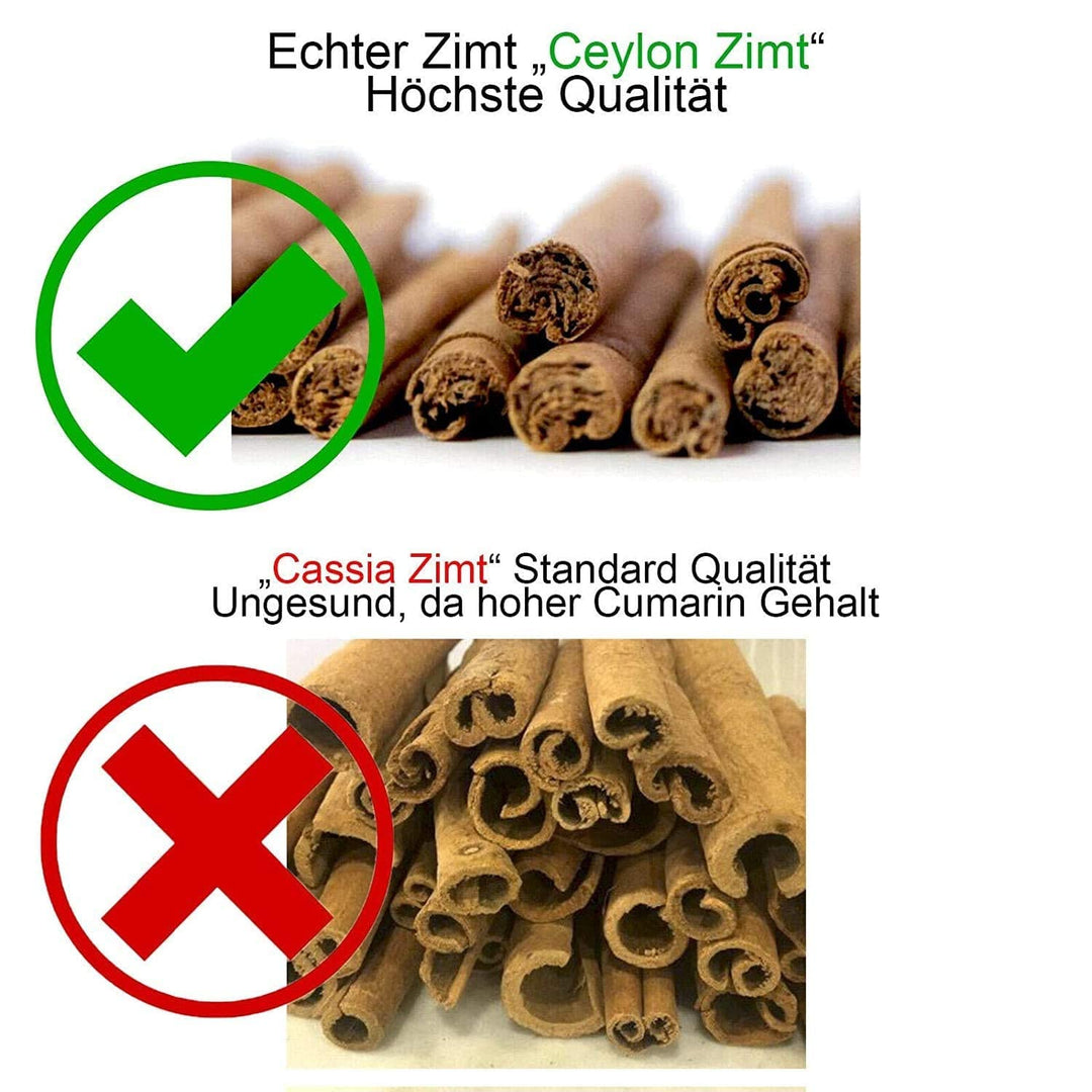 24 Zimtstangen Ceylon von Flora Blossom | Echter Zimt Canehl aus Sri Lanka Ideales Gewürz zum Kochen