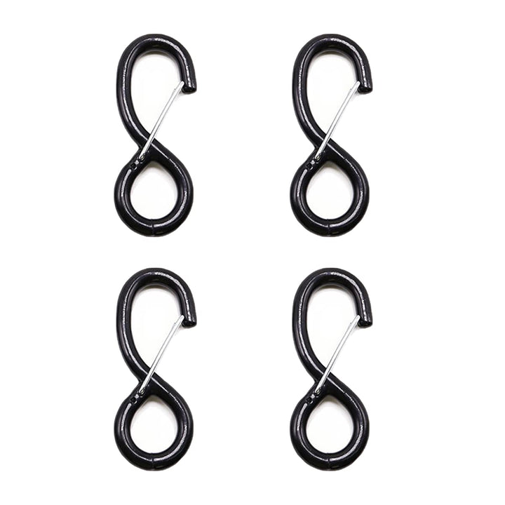 4 Stück robuste Ratschenhaken, 25 mm x 800 kg S-Haken mit Verschluss-Ratschenriemen, Ersatz für Span