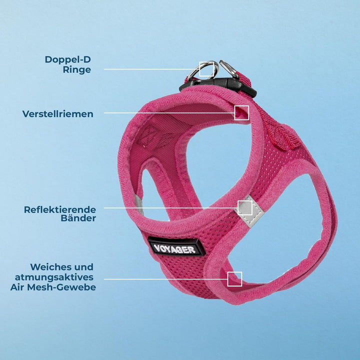 Voyager Step-In Air Hundegeschirr by Best Pet Supplies - All Weather Mesh Step in Vest Harness für k