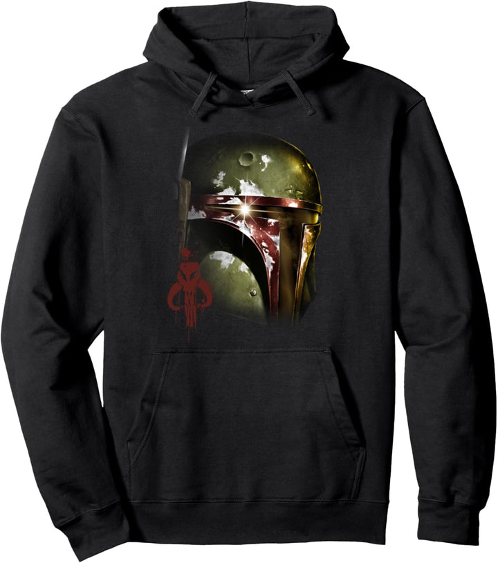 Star Wars Boba Fett Mandalorian Helmet Pullover Hoodie