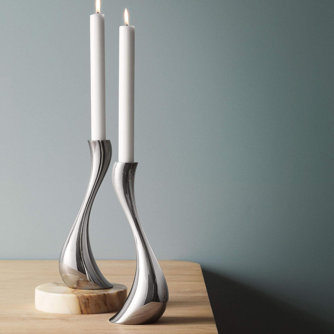 Georg Jensen Kerzenhalter-Set Cobra (M) (2-teilig) 20cm, 20cm