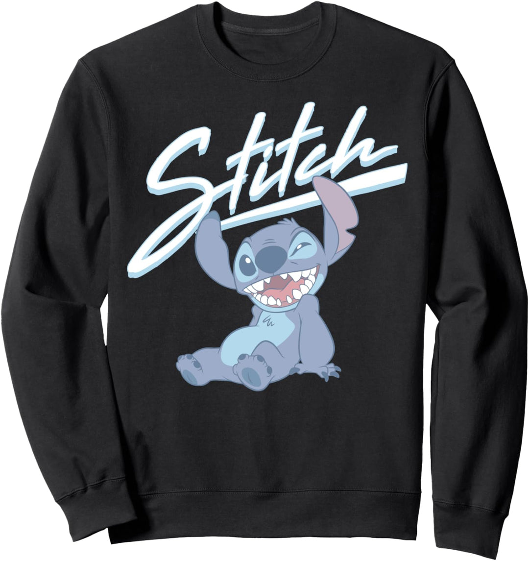 Disney Lilo & Stitch Winking Stitch Portrait Sweatshirt