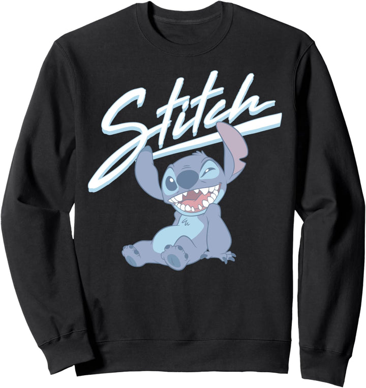 Disney Lilo & Stitch Winking Stitch Portrait Sweatshirt