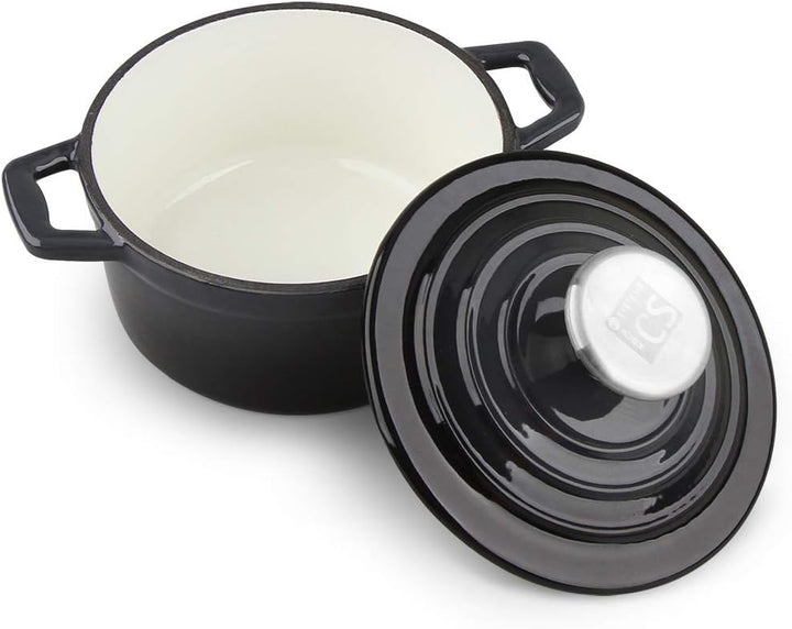 Carl Schmidt Sohn 067465 XANTEN Topf-Set, Gusseisen, grau/schwarz, Gross Klein Grau / Schwarz, Klein
