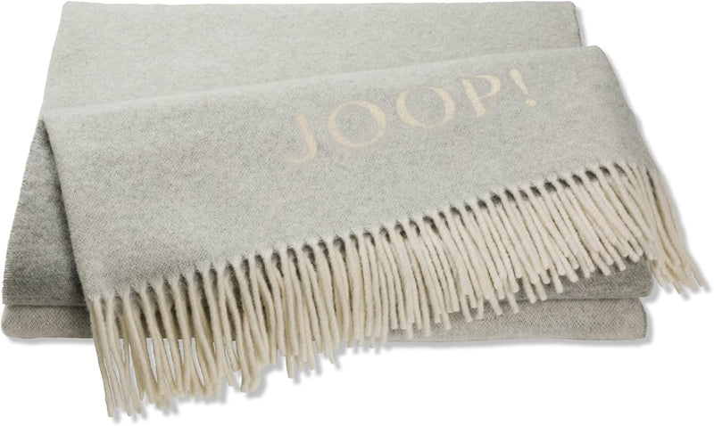 Joop! Plaid Fine Doubleface | Silber-Natur - 130 x 180 Silber-natur 130x180 cm, Silber-natur 130x180