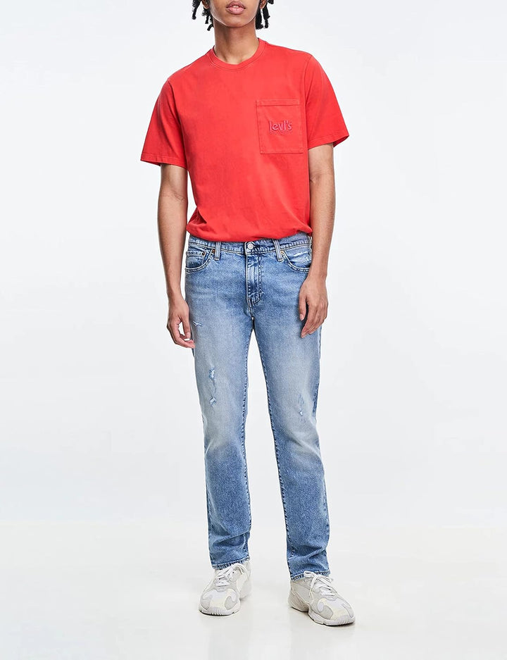 Levi's Herren 511 Slim Fit Jeans 29W / 34L Medium Indigo Destructed, 29W / 34L Medium Indigo Destruc